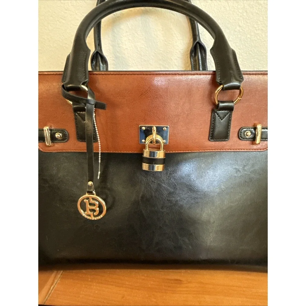 BOSTANTEN Machk Vintage Style Leather Briefcase Bag NWOT‎
